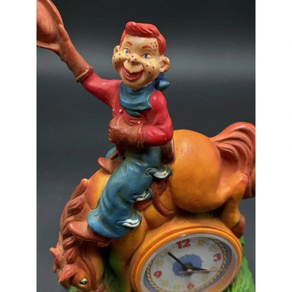Vintage Howdy Doody Bucking Bronco Clock 1988 Untested
